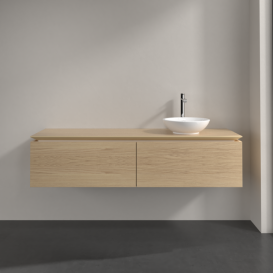 Тумба под раковину Villeroy & Boch Legato 160х38 см ДСП северный дуб B59700VJ