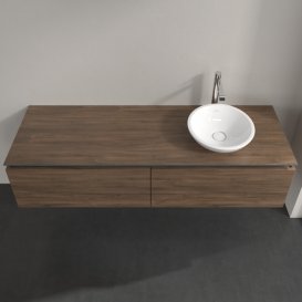 Тумба під раковину Villeroy & Boch Legato 160х38 см ДСП дуб аризона B59700VH