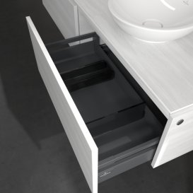 Тумба под раковину Villeroy & Boch Legato 160х38 см ДСП белое дерево B59700E8