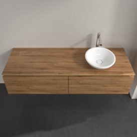 Тумба под раковину Villeroy & Boch Legato 160х38 см ДСП дуб канзас B59700RH