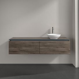 Тумба під раковину Villeroy & Boch Legato 160х38 см ДСП кам'яний дуб B59700RK