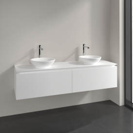 Тумба под раковину Villeroy & Boch Legato 160х38 см ДСП белый матовый B59900MS