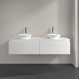 Тумба под раковину Villeroy & Boch Legato 160х38 см ДСП белый матовый B59900MS