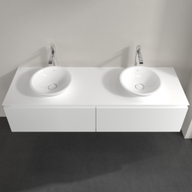Тумба под раковину Villeroy & Boch Legato 160х38 см ДСП белый матовый B59900MS