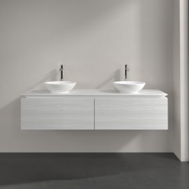 Тумба под раковину Villeroy & Boch Legato 160х38 см ДСП белое дерево B59900E8