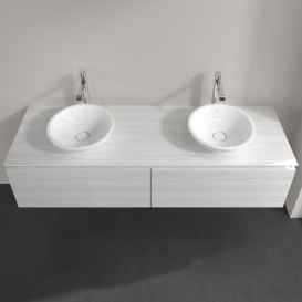 Тумба под раковину Villeroy & Boch Legato 160х38 см ДСП белое дерево B59900E8