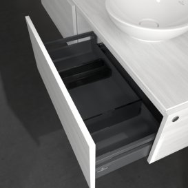 Тумба под раковину Villeroy & Boch Legato 160х38 см ДСП белое дерево B59900E8