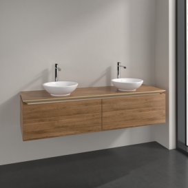 Тумба под раковину Villeroy & Boch Legato 160х38 см ДСП дуб канзас B59900RH