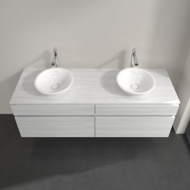 Тумба под раковину Villeroy & Boch Legato 160х55 см ДСП белое дерево B60000E8