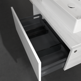 Тумба под раковину Villeroy & Boch Legato 80х38 см ДСП белое дерево B60100E8