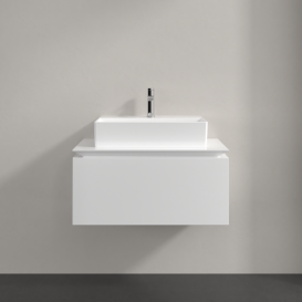 Тумба під раковину Villeroy & Boch Legato 80х38 см МДФ/ДСП білий глянсовий B60100DH