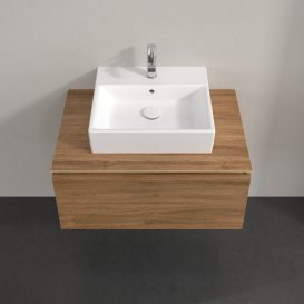 Тумба під раковину Villeroy & Boch Legato 80х38 см ДСП дуб канзас B60100RH