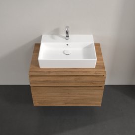 Тумба під раковину Villeroy & Boch Legato 80х55 см ДСП дуб канзас B60200RH