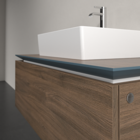 Тумба під раковину Villeroy & Boch Legato 100х38 см ДСП дуб аризона B60300VH