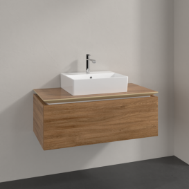 Тумба под раковину Villeroy & Boch Legato 100х38 см ДСП дуб канзас B60300RH