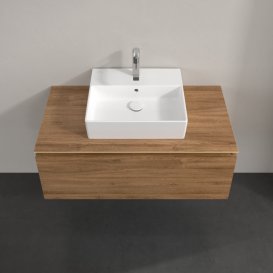 Тумба под раковину Villeroy & Boch Legato 100х38 см ДСП дуб канзас B60300RH