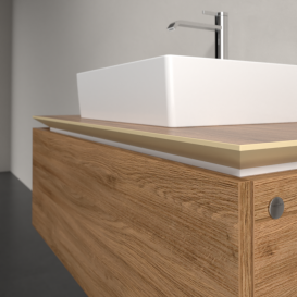 Тумба под раковину Villeroy & Boch Legato 100х38 см ДСП дуб канзас B60300RH