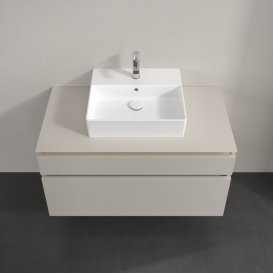 Тумба под раковину Villeroy & Boch Legato 100х55 см ДСП нежно-серый B60400VK