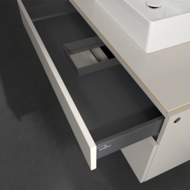 Тумба под раковину Villeroy & Boch Legato 100х55 см ДСП нежно-серый B60400VK