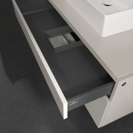 Тумба під раковину Villeroy & Boch Legato 100х55 см ДСП ніжно-сірий B60400VK
