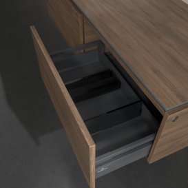 Тумба под раковину Villeroy & Boch Legato 140х38 см ДСП дуб аризона B61300VH