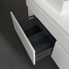 Тумба під раковину Villeroy & Boch Legato 140х55 см МДФ/ДСП білий глянсовий B61400DH