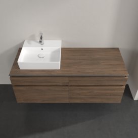 Тумба под раковину Villeroy & Boch Legato 140х55 см ДСП дуб аризона B61400VH