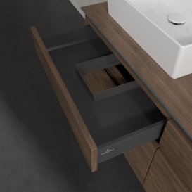 Тумба под раковину Villeroy & Boch Legato 140х55 см ДСП дуб аризона B61400VH