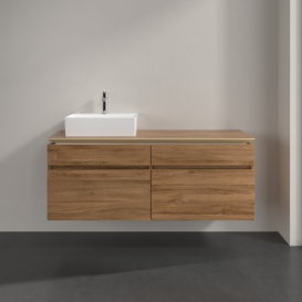 Тумба під раковину Villeroy & Boch Legato 140х55 см ДСП дуб канзас B61400RH