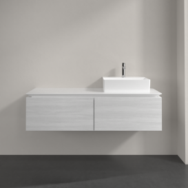 Тумба под раковину Villeroy & Boch Legato 140х38 см ДСП белое дерево B61500E8