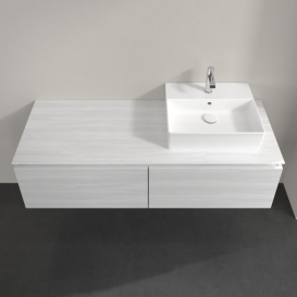 Тумба под раковину Villeroy & Boch Legato 140х38 см ДСП белое дерево B61500E8