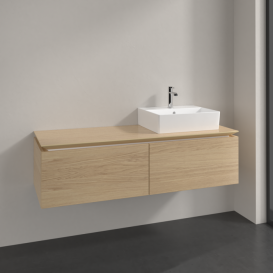 Тумба под раковину Villeroy & Boch Legato 140х38 см ДСП северный дуб B61500VJ