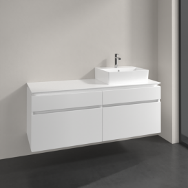 Тумба под раковину Villeroy & Boch Legato 140х55 см ДСП белый матовый B61600MS