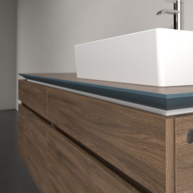 Тумба під раковину Villeroy & Boch Legato 140х55 см ДСП дуб аризона B61600VH