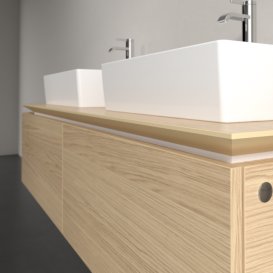 Тумба під раковину Villeroy&Boch Legato 140х38 см ДСП північний дуб B66800VJ