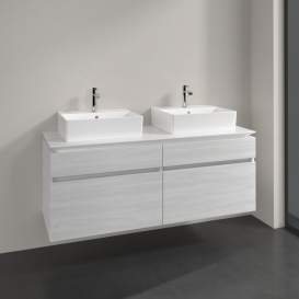 Тумба под раковину Villeroy & Boch Legato 140х55 см ДСП белое дерево B66900E8