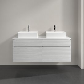 Тумба под раковину Villeroy & Boch Legato 140х55 см ДСП белое дерево B66900E8