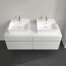 Тумба под раковину Villeroy & Boch Legato 140х55 см ДСП белое дерево B66900E8