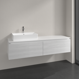 Тумба под раковину Villeroy & Boch Legato 160х38 см МДФ/ДСП белое дерево B67200E8