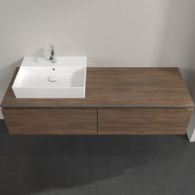 Тумба під раковину Villeroy & Boch Legato 160х38 см ДСП дуб аризона B67200VH