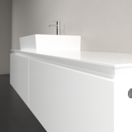 Тумба под раковину Villeroy & Boch Legato 160х38 см МДФ/ДСП белый глянцевый B67200DH