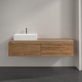 Тумба под раковину Villeroy & Boch Legato 160х38 см ДСП дуб канзас B67200RH