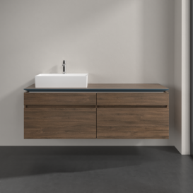 Тумба під раковину Villeroy & Boch Legato 160х55 см ДСП дуб аризона B67300VH