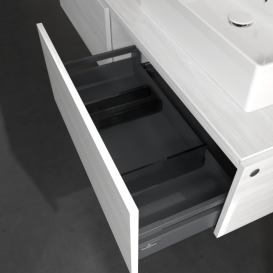 Тумба под раковину Villeroy & Boch Legato 160х38 см ДСП белое дерево B67400E8