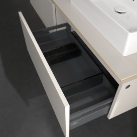 Тумба під раковину Villeroy & Boch Legato 160х38 см ДСП ніжно-сірий B67400VK