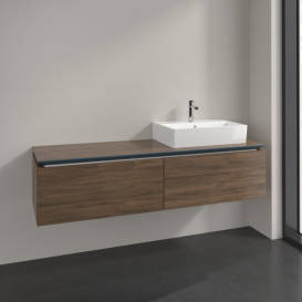 Тумба під раковину Villeroy & Boch Legato 160х38 см ДСП дуб аризона B67400VH