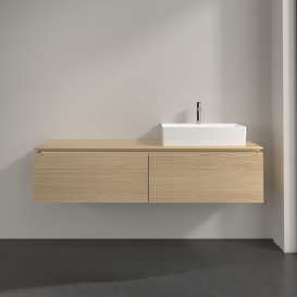 Тумба под раковину Villeroy & Boch Legato 160х38 см ДСП северный дуб B67400VJ