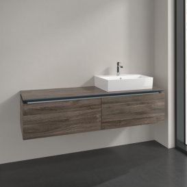 Тумба под раковину Villeroy & Boch Legato 160х38 см ДСП каменный дуб B67400RK