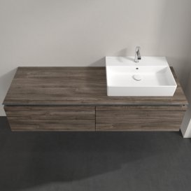 Тумба под раковину Villeroy & Boch Legato 160х38 см ДСП каменный дуб B67400RK