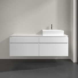 Тумба під раковину Villeroy & Boch Legato 160х55 см МДФ/ДСП білий глянсовий B67500DH